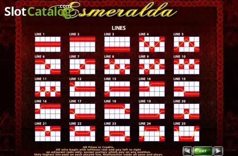 Οθόνη4. Esmeralda (Playtech) Κουλοχέρης