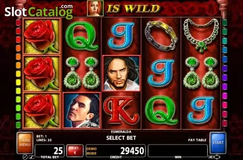 Οθόνη5. Esmeralda (Playtech) Κουλοχέρης