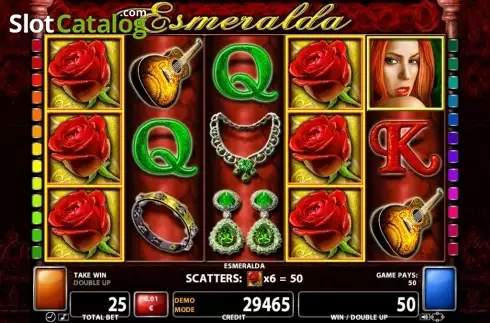 Οθόνη9. Esmeralda (Playtech) Κουλοχέρης