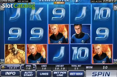 Οθόνη2. Fantastic Four 50 lines Κουλοχέρης