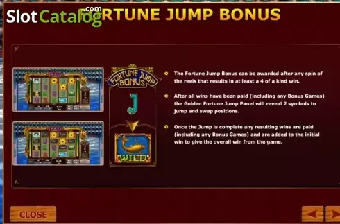 Οθόνη3. Fortune Jump Κουλοχέρης