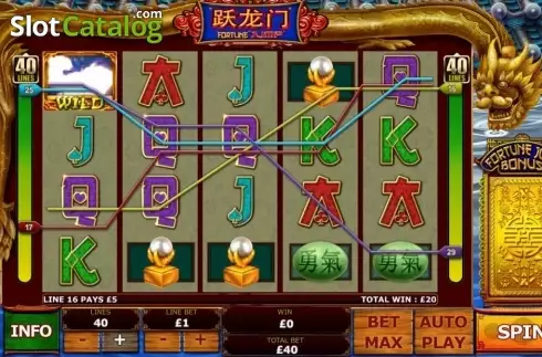 Οθόνη9. Fortune Jump Κουλοχέρης