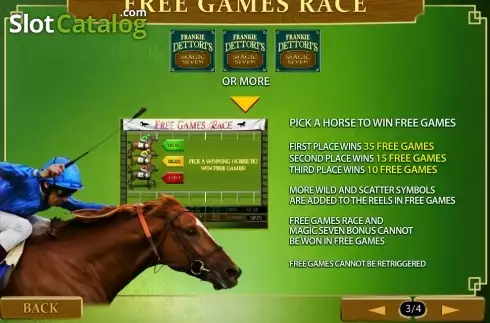 Οθόνη4. Frankie Dettori's: Magic Seven Κουλοχέρης