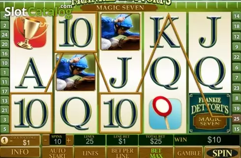 Οθόνη9. Frankie Dettori's: Magic Seven Κουλοχέρης