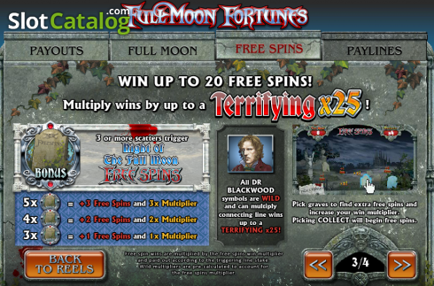Οθόνη5. Fullmoon Fortunes Κουλοχέρης