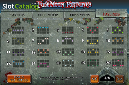 Οθόνη6. Fullmoon Fortunes Κουλοχέρης
