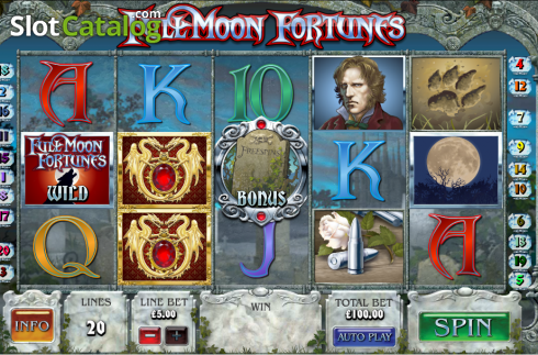 Οθόνη7. Fullmoon Fortunes Κουλοχέρης