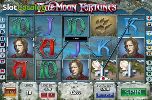 Οθόνη9. Fullmoon Fortunes Κουλοχέρης