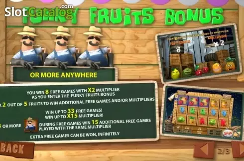 Οθόνη3. Funky Fruits Farm Κουλοχέρης