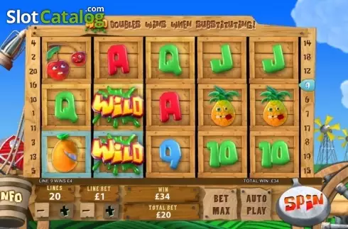 Οθόνη8. Funky Fruits Farm Κουλοχέρης