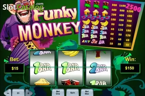 Οθόνη3. Funky Monkey (Playtech) Κουλοχέρης