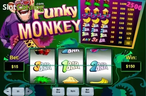 Οθόνη5. Funky Monkey (Playtech) Κουλοχέρης