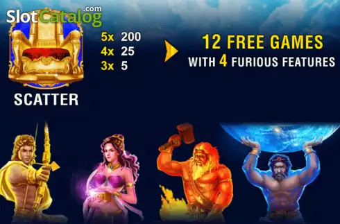 Οθόνη9. Age of the Gods: Furious Four Κουλοχέρης 