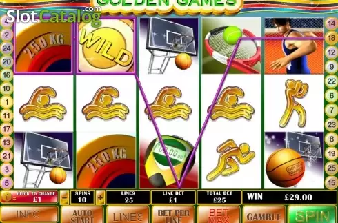 Οθόνη5. Golden Games Κουλοχέρης