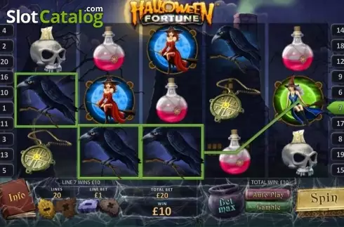 Οθόνη7. Halloween Fortune Κουλοχέρης
