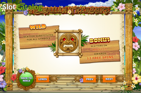 Οθόνη2. Hawaiian Treasure Κουλοχέρης