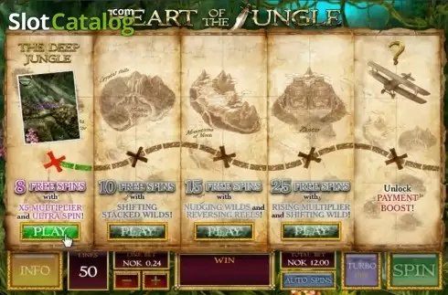 Οθόνη6. Heart of the Jungle Κουλοχέρης