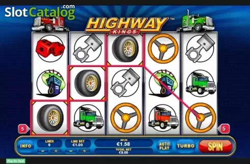 Οθόνη6. Highway Kings (Playtech) Κουλοχέρης