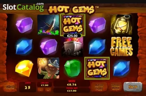 Οθόνη6. Hot Gems Κουλοχέρης