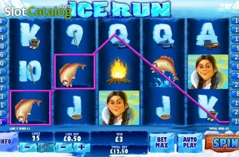 Οθόνη4. Ice Run Κουλοχέρης