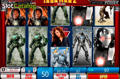 Ροδέλες. Iron Man 2 50 Lines Κουλοχέρης 