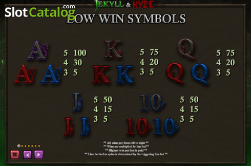 Οθόνη3. Jekyll and Hyde (Playtech) Κουλοχέρης