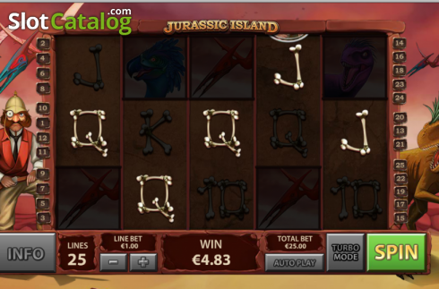 Οθόνη9. Jurassic Island Κουλοχέρης