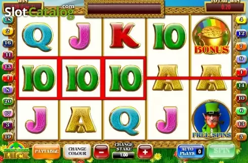 Οθόνη 2. Leprechauns Luck Κουλοχέρης