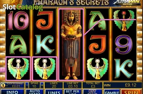 Οθόνη9. Pharaoh's Secrets Κουλοχέρης 