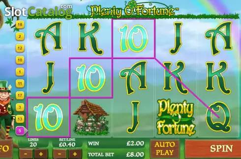 Οθόνη6. Plenty O' Fortune Κουλοχέρης