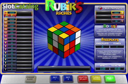 Οθόνη2. Rubik's Riches Κουλοχέρης 