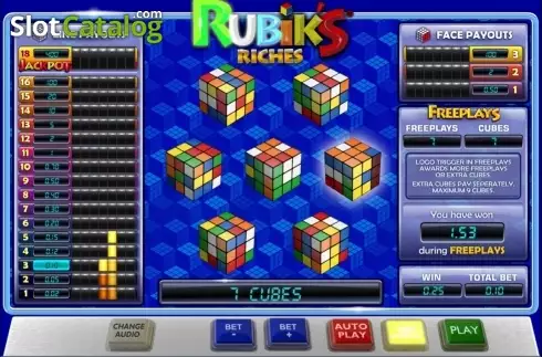 Οθόνη4. Rubik's Riches Κουλοχέρης 