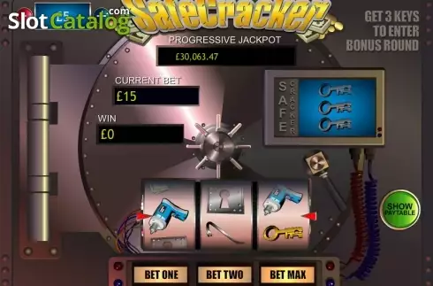 Οθόνη2. Safecracker (Playtech) Κουλοχέρης 