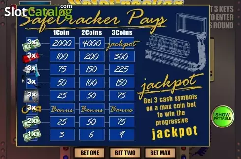 Οθόνη5. Safecracker (Playtech) Κουλοχέρης 