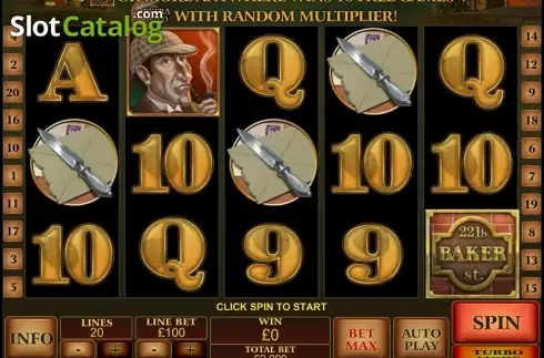 Οθόνη6. Sherlock Mystery Κουλοχέρης