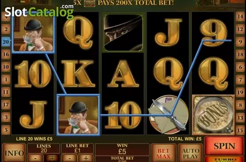 Οθόνη7. Sherlock Mystery Κουλοχέρης