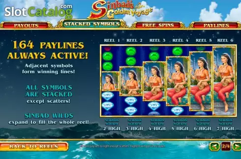Οθόνη3. Sinbad's Golden Voyage Κουλοχέρης