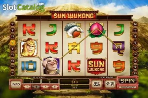 Οθόνη7. Sun Wukong (Playtech) Κουλοχέρης