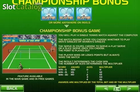 Οθόνη6. Tennis Stars Κουλοχέρης 