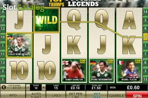 Οθόνη9. Top Trumps World Football Legends Κουλοχέρης