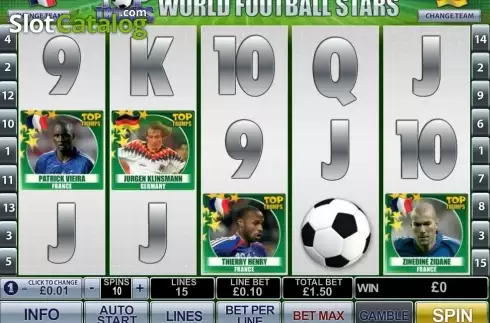 Οθόνη9. Top Trumps World Football Stars Κουλοχέρης