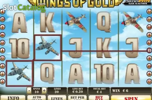 Οθόνη4. Wings of Gold Κουλοχέρης