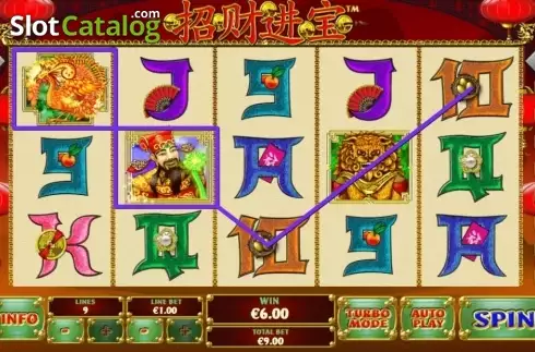 Οθόνη5. Zhao Cai Jin Bao (Playtech) Κουλοχέρης 