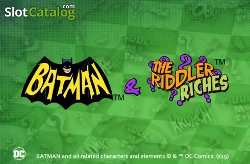 Batman & The Riddler Riches Λογότυπο Batman & The Riddler Riches Λογότυπο