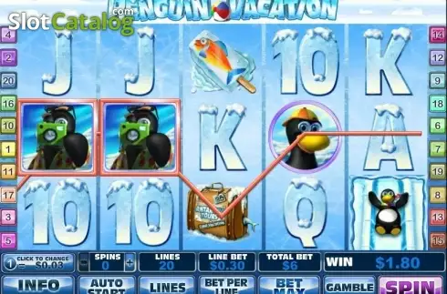 Οθόνη3. Penguin Vacation (Playtech) Κουλοχέρης