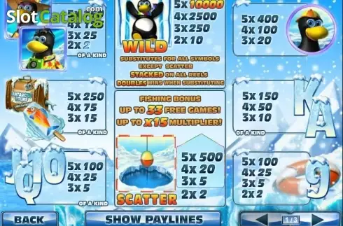 Οθόνη4. Penguin Vacation (Playtech) Κουλοχέρης