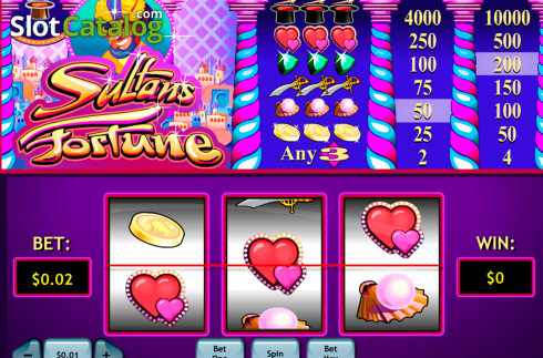 Ροδέλες. Sultan's Fortune (Playtech) Κουλοχέρης 