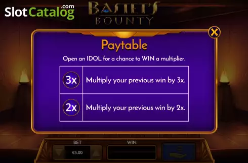 Οθόνη8. Bastet's Bounty Κουλοχέρης 