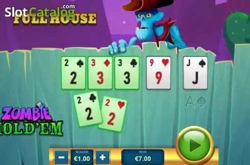 Οθόνη2. Zombie Hold'em Κουλοχέρης