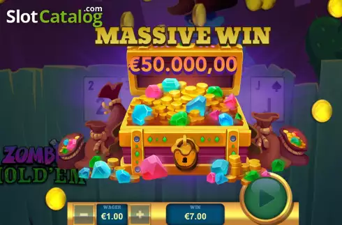 Οθόνη3. Zombie Hold'em Κουλοχέρης